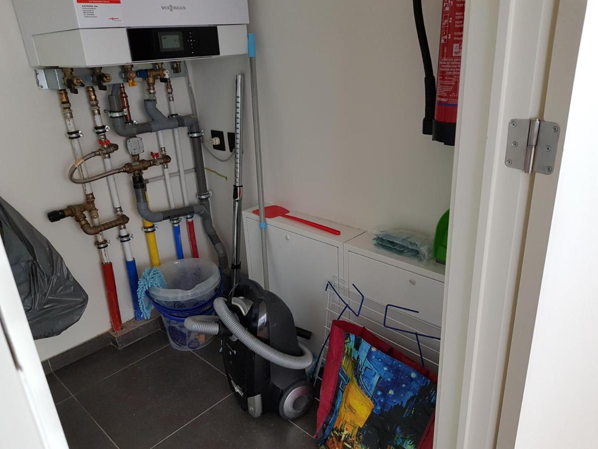 Koksijde Zeedijk La Digue 102 Appartement Met Garage - Lateraal Zeezicht Kültér fotó